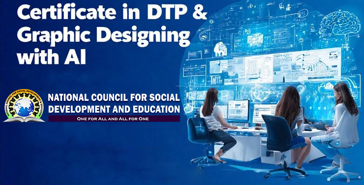Certificate in DTP and Graphic Designing with AI